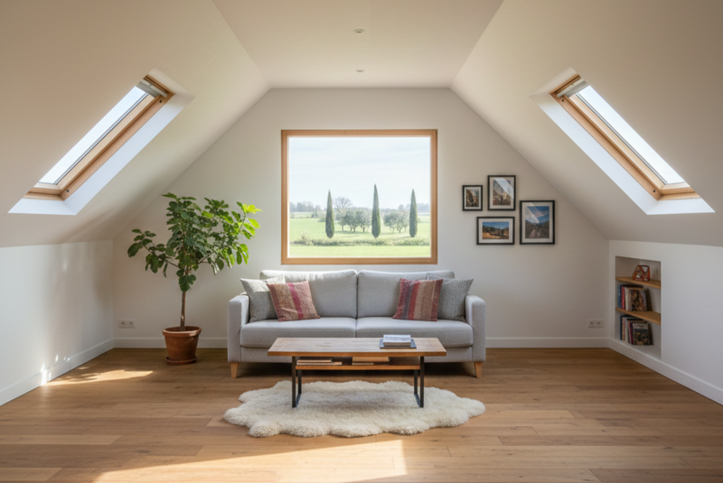 Travaux de rénovation et d'isolation de grenier à Giroussens 81500 dans le Tarn