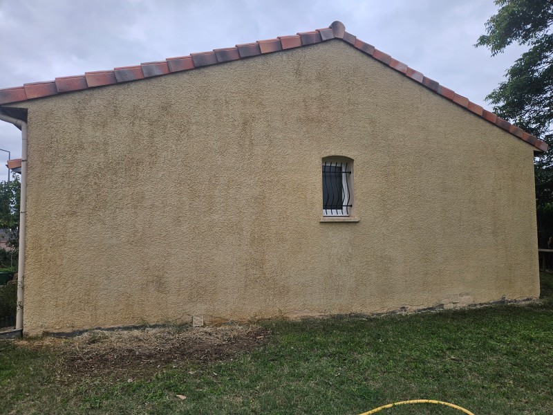 Nettoyage complet de toiture et de façade à Saint Sulpice