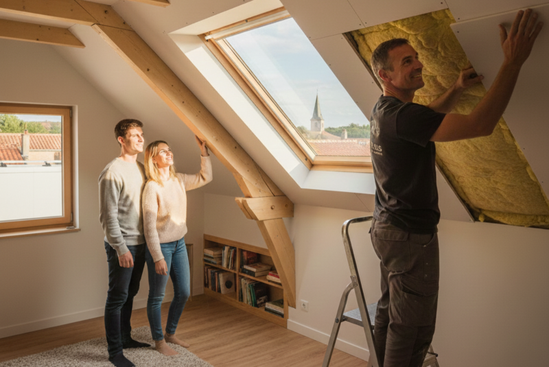 artisan pour isolation des combles aménagés à Saint-Sulpice-la-Pointe 81370