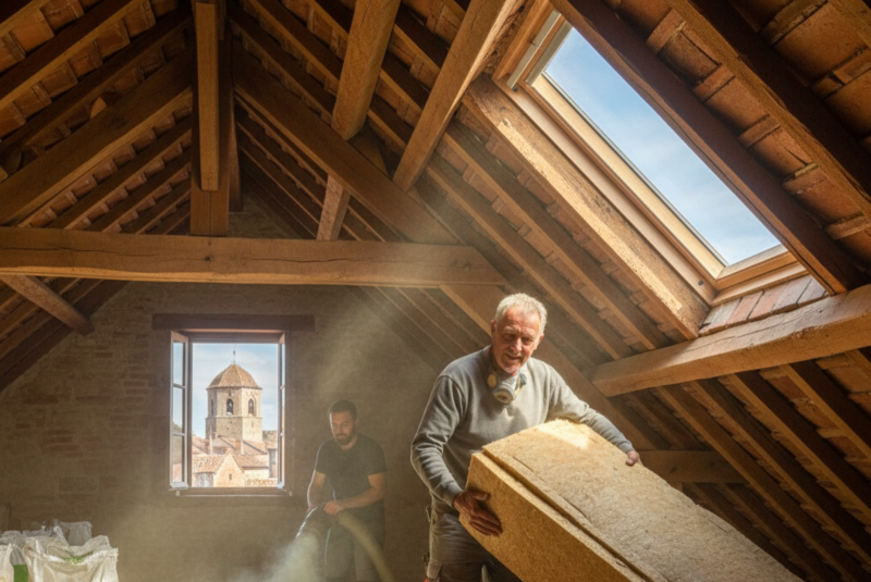 isolation des combles avec laine écologique à Lisle-sur-Tarn : artisans experts