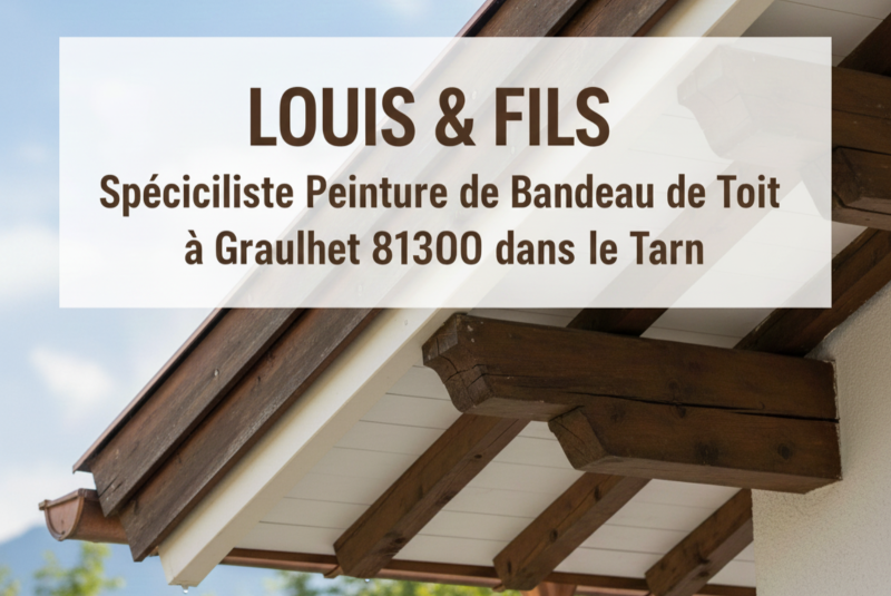 Bandeau de toit à Graulhet 81300 dans le Tarn