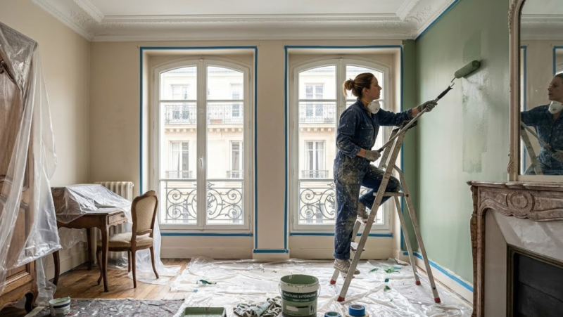 Prix pour refaire la peinture intérieure d’une maison complète à Rabastens, Coufouleux et Saint-Sulpice
